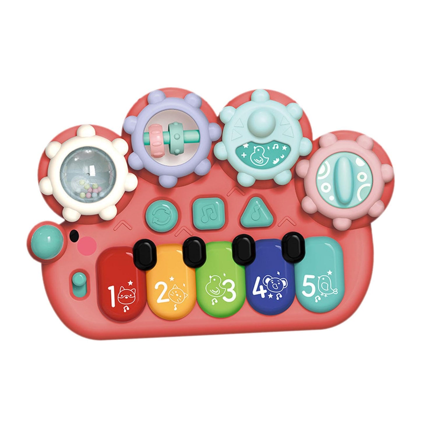 Secret Desire Light Up Music Baby Toys Early Learning Cartoon For Toddlers Babies Birthday Red|Developmental Baby Toys