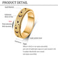 Mhwtty Anxiety Ring For Women Fidget Ring Stainless Steel Spinner Rings Fidget Rings Gift For Women Men Gold Size 7