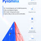 Cubershop Gan Pyraminx M Magnetic Speed Cube (Standard Core Positioning Frosted Ver.), Gan 2020 Liteweight Stickerless Pyramid Cube, With Innovative Core Positioning System