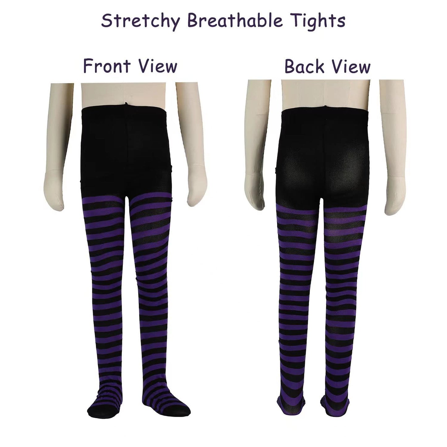 Sincere Party Deluxe Light Up Purple Witch Costume For Girls With Hat 5-6Years