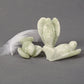 Justinstones Carved Xinshan Nephrite Gemstone Peace Angel Pocket Guardian Angelhealing Statue 2 Inch