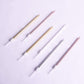 PHD CAKE 24-Count Long Birthday Candles in Holders in Gold Silver Rose Gold White, Cake Candles, Birthday Parties, Wedding Decor
