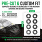 RC Body Mounts Protection Kit, 8 Pcs Small Black PVC RC Body Clips Washers, Protect Body & Mounting During Impact, RC Car Body C