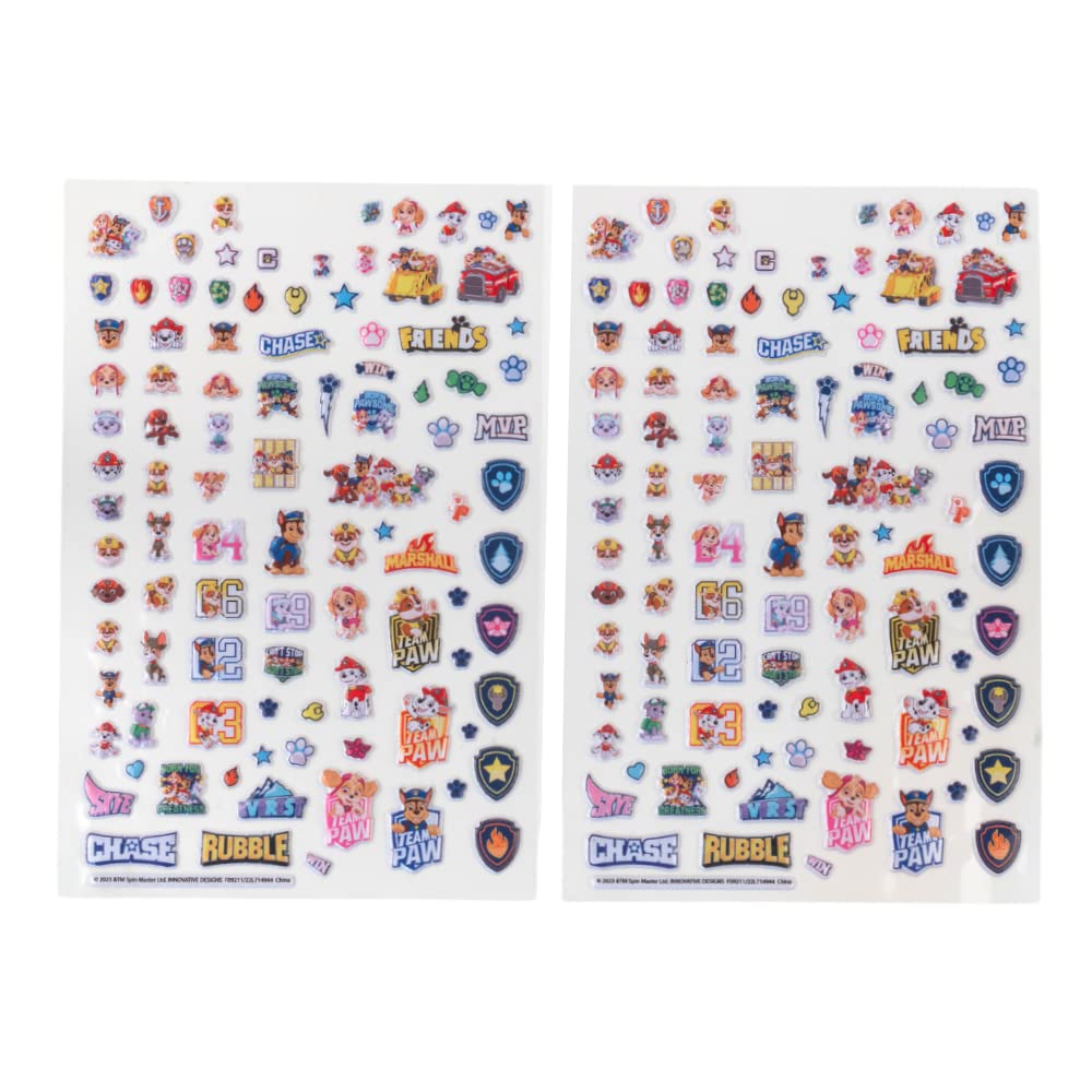 Nickelodeon Paw Patrol Stickers For Kids, 14 Sheet Paw Patrol Sticker Book Set Including Puffy Stickers, 1200+ Stickers