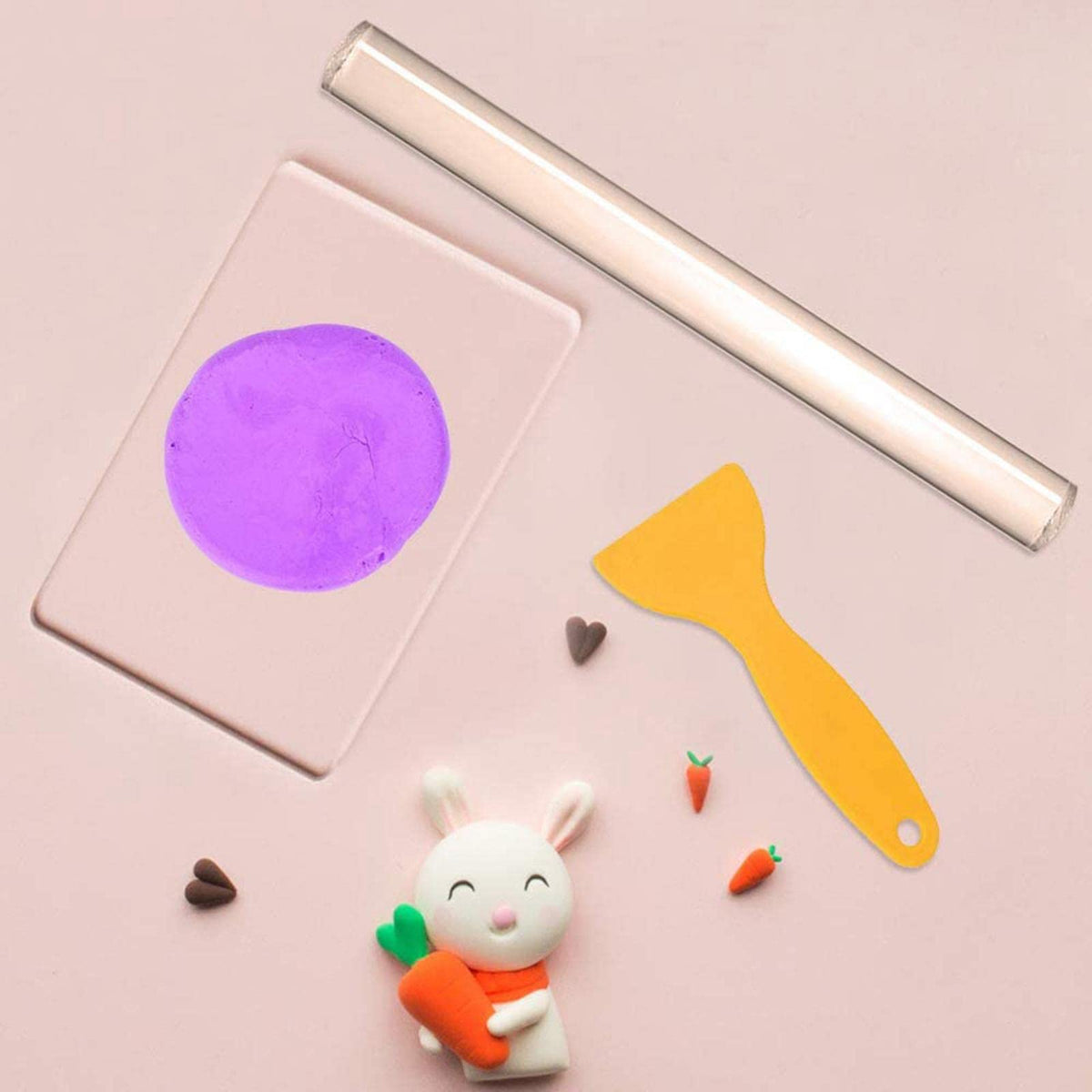 Bnf 5Pcs/Set Acrylic Clay Roller Set Shaper Ceramic Modelling Diy Crafts Making Crafts | Sculpting, Molding & Ceramics | Ceramic