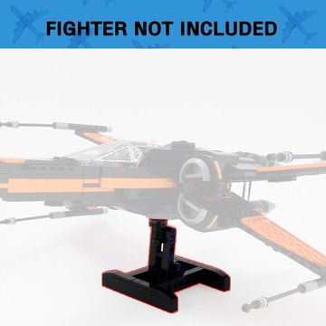 Nutain Display Stand For Lego X-Wing Starfighter 75301,Mando N-1 Fighter 75325,Tie Bomber 75347 Building Blocks Toys,Multifuncti