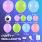 Wpensky Monster Balloons Arch Kit - Rubber Balloon Decoration for Monster Theme Party - Pink, Green, Blue, Purple