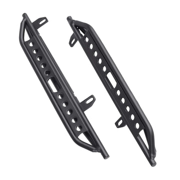 AllinRC RC Crawler Rock Sliders Metal Side Pedal Step Running Boards Foot-Plate for Axial SCX10 III Body Shell Accessories