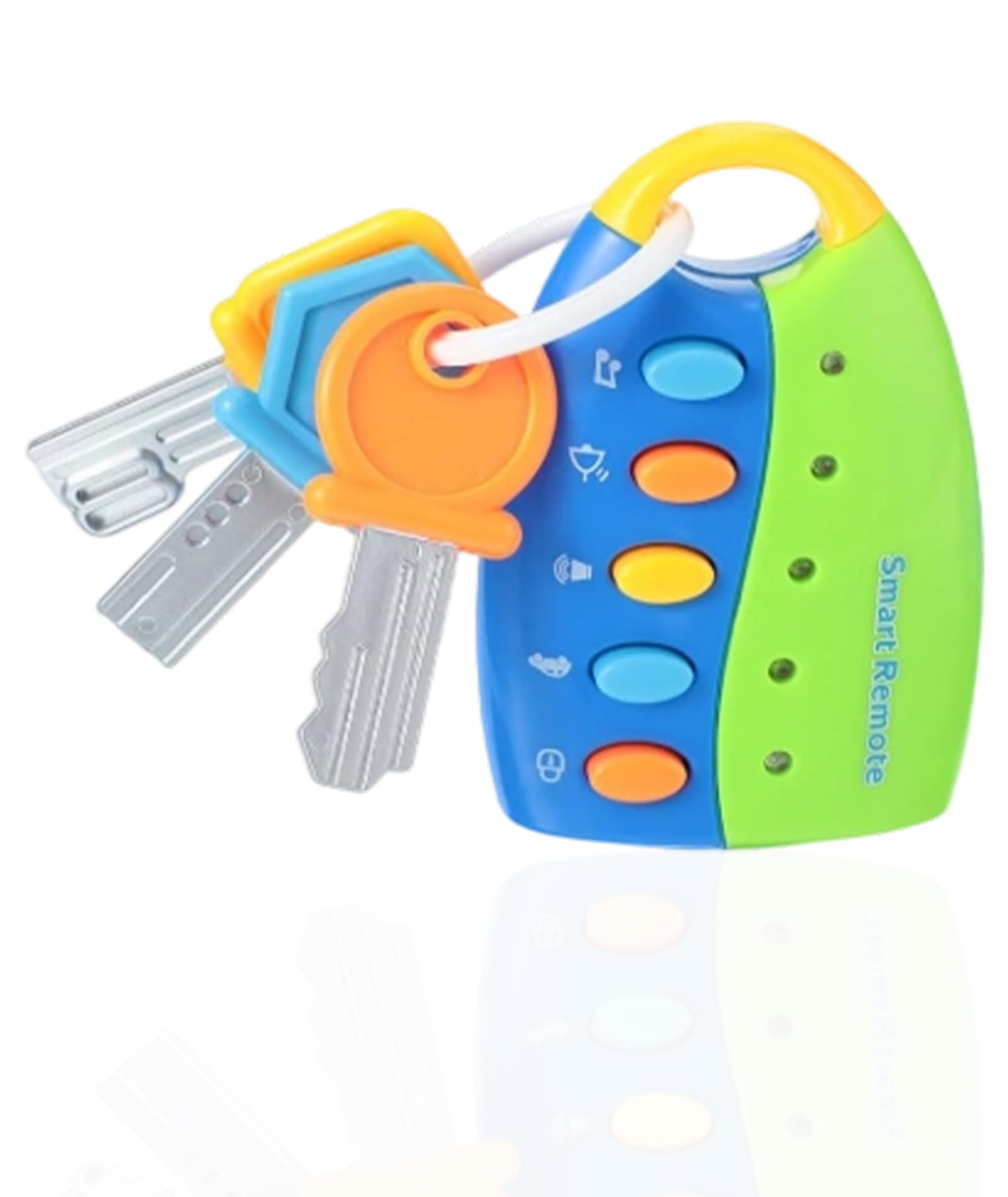 Dummy Car Key for Kids, Car Keys for Kids, Pretend Play Car Keys for Toddlers 624 Months, Educational for Auditory Learning and
