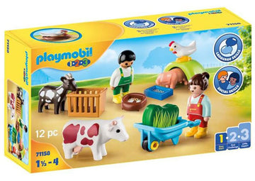 Playmobil 1.2.3 Fun On The Farm