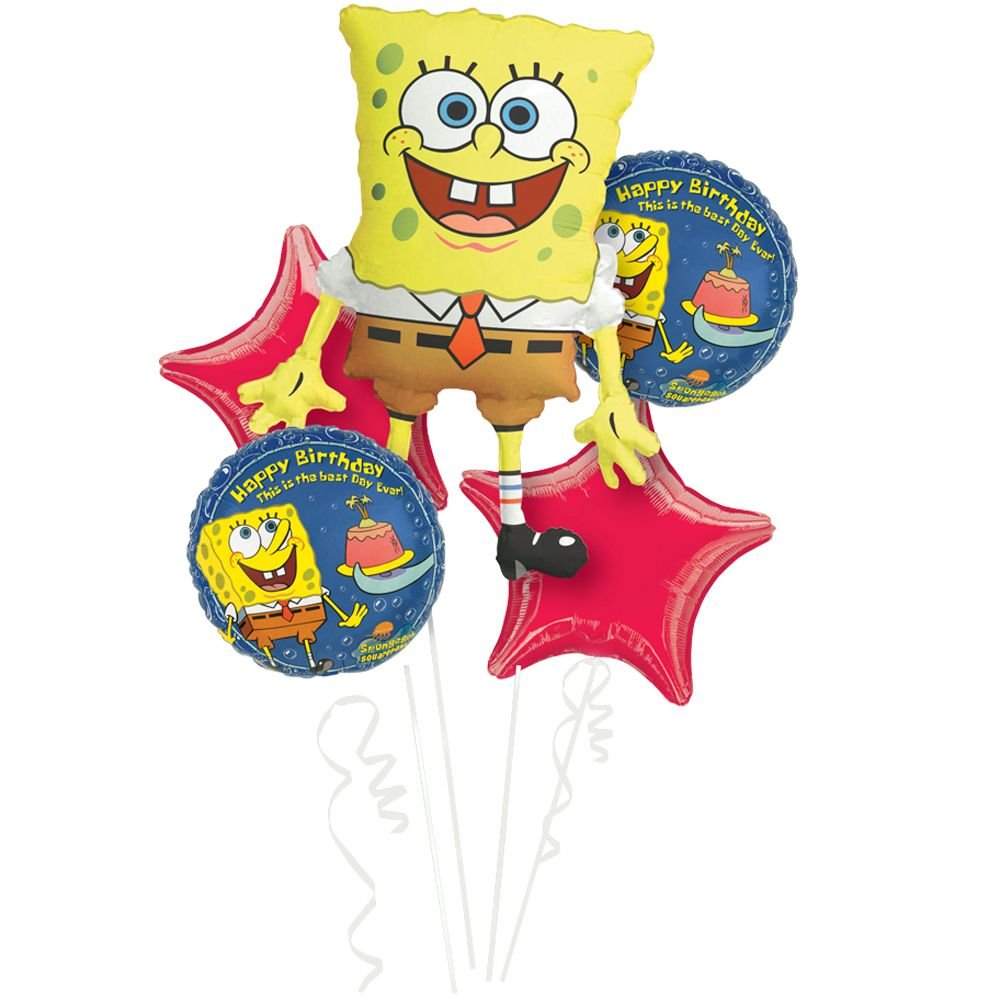 Anagram International Spongebob Birthday Bouquet, Multicolor