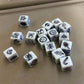 48 PCS 16MM Blank White Dice for Board Games, DIY, Fun, and Teaching