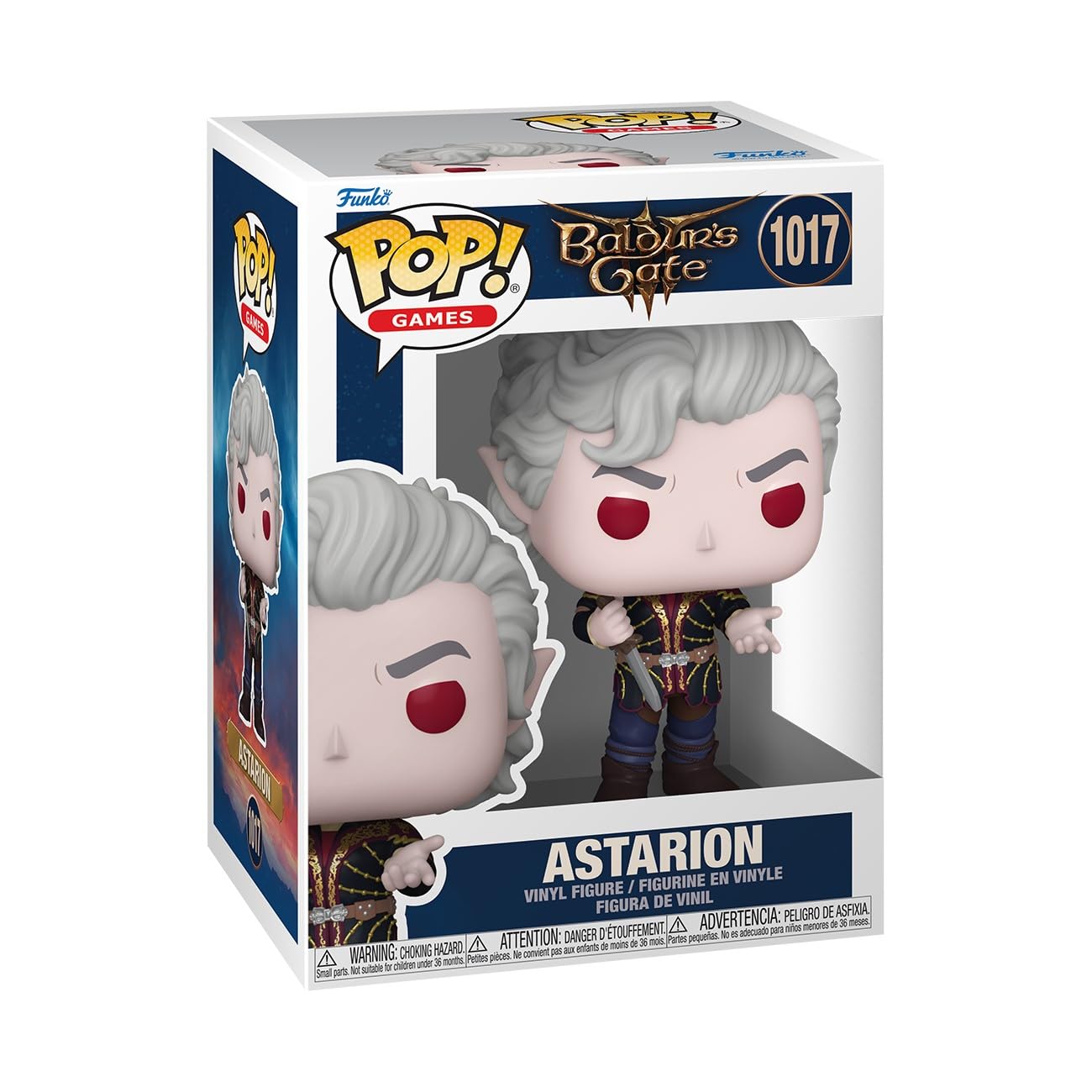 Funko POP Games: Baldurs Gate - Astarion - 1/6 Odds for Rare Chase Variant - Baldurs Gate 3 - Collectable Vinyl Figure - Gift 