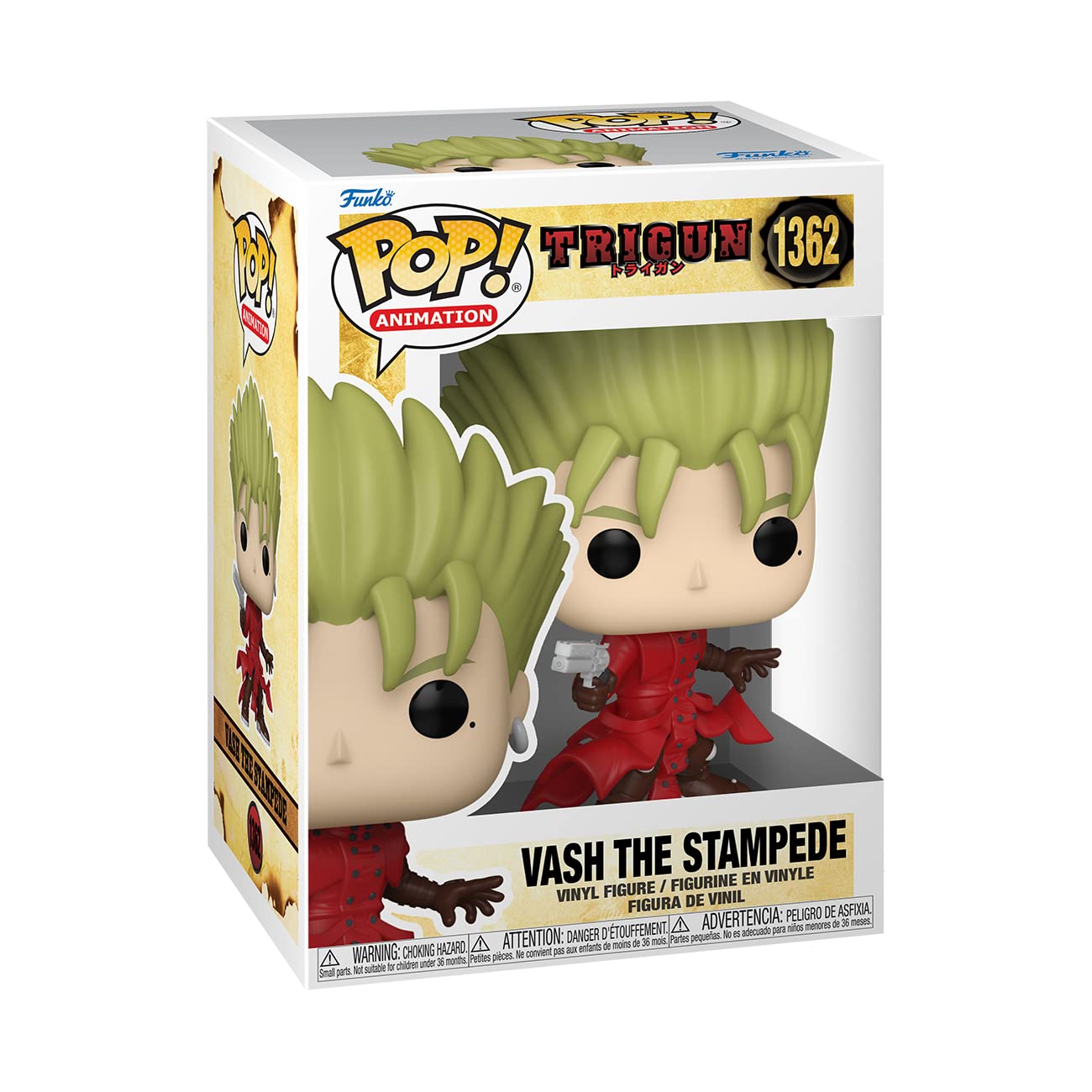 Funko Pop! Animation: Trigun - Vash The Stampede With Chase (Styles May Vary)