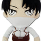 Ge Animation Great Eastern Attack On Titan Cleaning Levi Ackerman Stuffed Plush, 8.5'