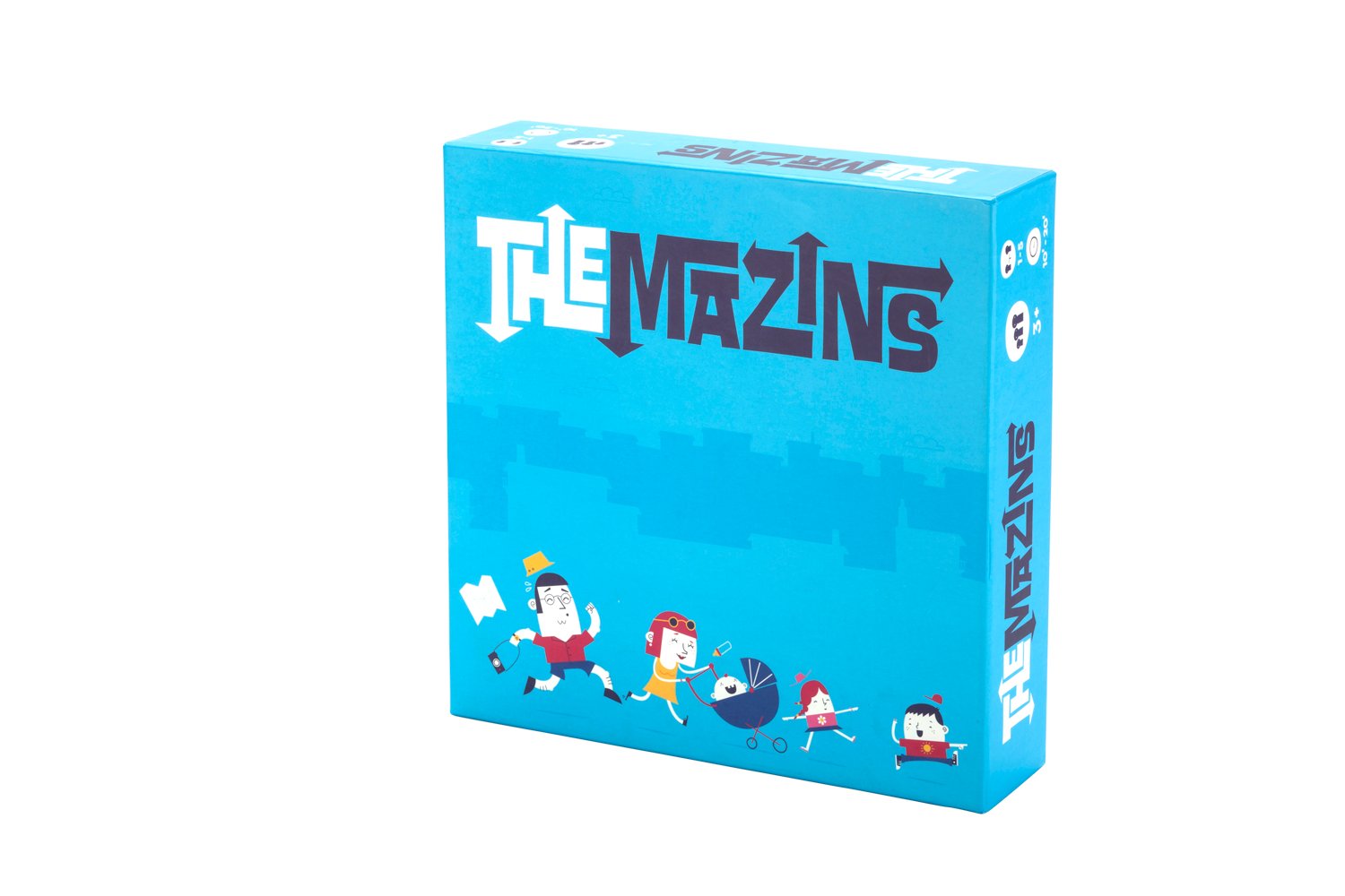 Helvetiq The Mazins Board Game, Multi: Board Game, Ages 8+, 12 Players