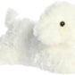 Aurora Adorable Flopsie Bonita Stuffed Animal - Playful Ease - Timeless Companions - White 12 Inches