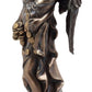Ebros Gift Roman Greek Goddess Fortuna With Bountiful Gold Coins Statue 11.5' H Tyche Lady Of Fate Fortune Prosperity Providence Figurine