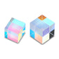 Hdcrystalgifts Set 2 Optical Glass X-Cube Prism Rgb Dispersion Prism For Physics Teaching,Photography Props (1.5Cm,2Cm)