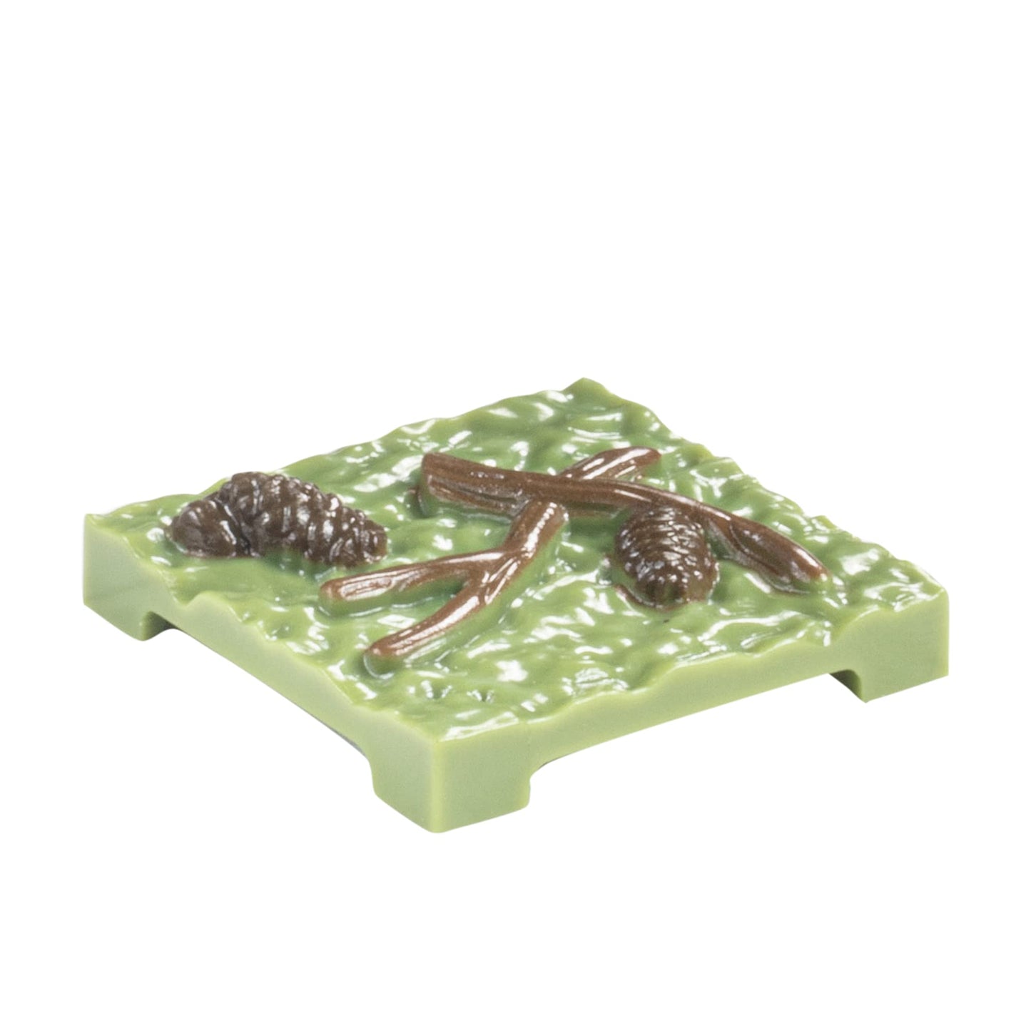 Monster Adventure Terrain 50Pc Grass Pinecone Tile Pack - Hand-Painted 1' X1' Tile Set- Creates Amazing Tabletop Terrain In Minutes- Customize Your D&D & Pathfinder Dungeons
