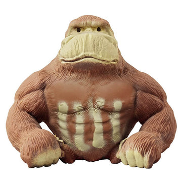 Tiefenets Squishy Monkey Toy - Stretchy Gorilla Action Figure, Brown, PVC, Middle Size, Model ZH002, Stress Relief for Kids