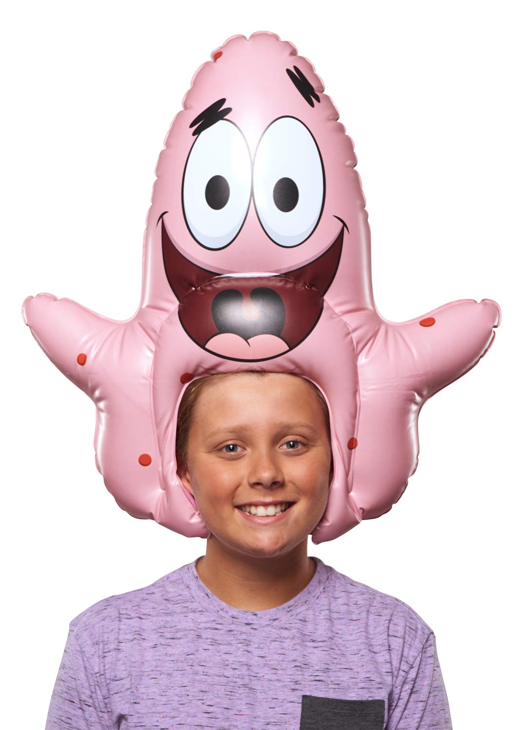Alpha Group Spongebob Squarepants, Spongeheads, 20” Tall Inflatable Wearable, Patrick