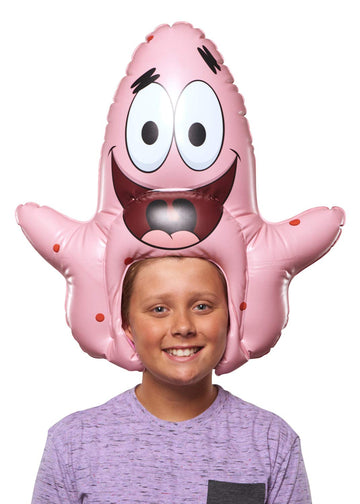 Alpha Group Spongebob Squarepants, Spongeheads, 20” Tall Inflatable Wearable, Patrick