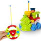 Liberty Imports My First Cartoon Rc Remote Control Cars For Toddlers Ages 1-3, Radio Control Toy For Baby, Kids 18 Months+ (Trai