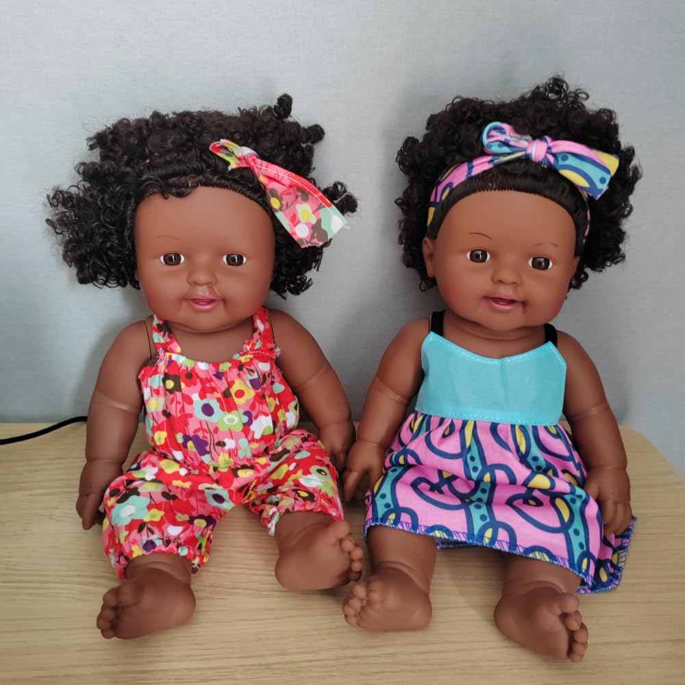 12Inch Realistic Doll Toys, Popular Baby Dolls With Lovely Dolls Clothes, (Blue)