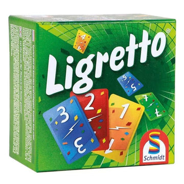 Schmidt Spiele Ligretto: Green - A Board Game 2-4 Players - Board Game For Family 20 Minutes Of Gameplay - Games For Family Game Night - For Kids And Adults Ages 8+ - English Version