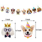 Tsj Dog Birthday Banner, Dog Face Party Banner, Dog Theme Party Bunting Decoration Puppy Party Supplies For Birthday Party Baby