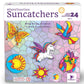 Toykraftt Glass Painting Window Art Suncatchers - Diy Art N Craft Set, Painting Kit For Kids 7 To 12 Years Old, Glass Painted Wi