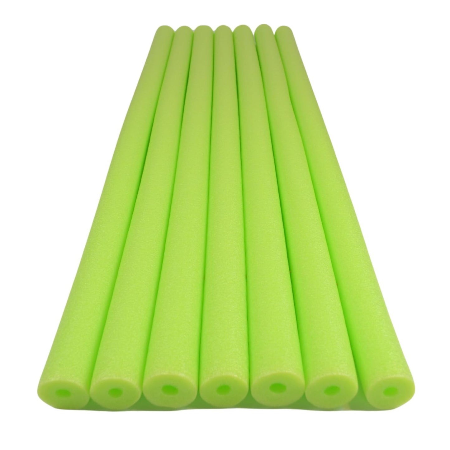 Pool Swim Noodle, Fixfind 7 Pack 52 Inch Hollow Foam Pool Swim Noodle, Bright Foam Noodles For Swimming, Floating And Craft Projects (Lime)