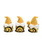 Hodao 3 Pcs Bumble Bee Spring Gnome Decorations Honey Bee Gnomes Ornaments World Bee Day Decorations Gifts Fall Thanksgiving Gnomes Figurines Honey Bee Birthday Gifts For Mom,Grandma, Women