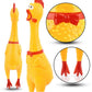 Poplay Rubber Chicken/Squeeze Chicken, Prank Novelty Toy Keep Your Chicken Quiet Family Games
