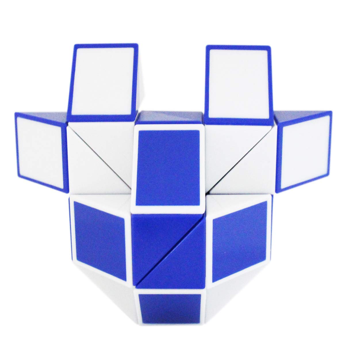 Mipartebo Magic Snake Cube Twist Puzzle 36 Wedges Large Size Twist Fidget Snake Toys Gift Party Favors Game Goodie Bag Fillers Christmas Stocking Stuffers For Kids Adults Teens Blue