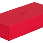 Ultimate Guard Superhive 550+, Deck Case For 550 Double-Sleeved Tcg Cards, Red, Compatible With Boulders, Magnetic Closure & Microfiber Inner Lining