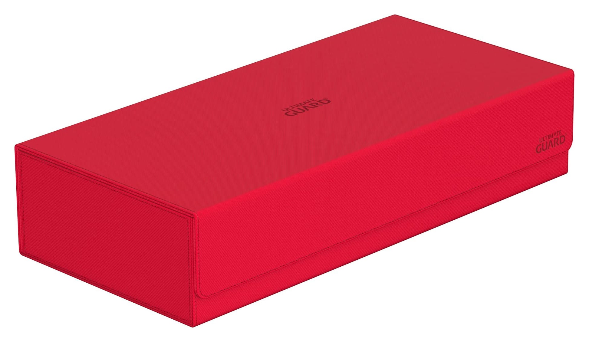 Ultimate Guard Superhive 550+, Deck Case For 550 Double-Sleeved Tcg Cards, Red, Compatible With Boulders, Magnetic Closure & Microfiber Inner Lining