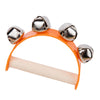The Style Sutra Wooden Handbell Percussion Instrument Educational Toys For Game Holiday Orange