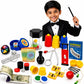 Mystify Magic 18In1 Ultimate Magic Kit | Complete Magic Tricks Set With Svengali Deck, Cups & Balls, Finger Chopper & More | E