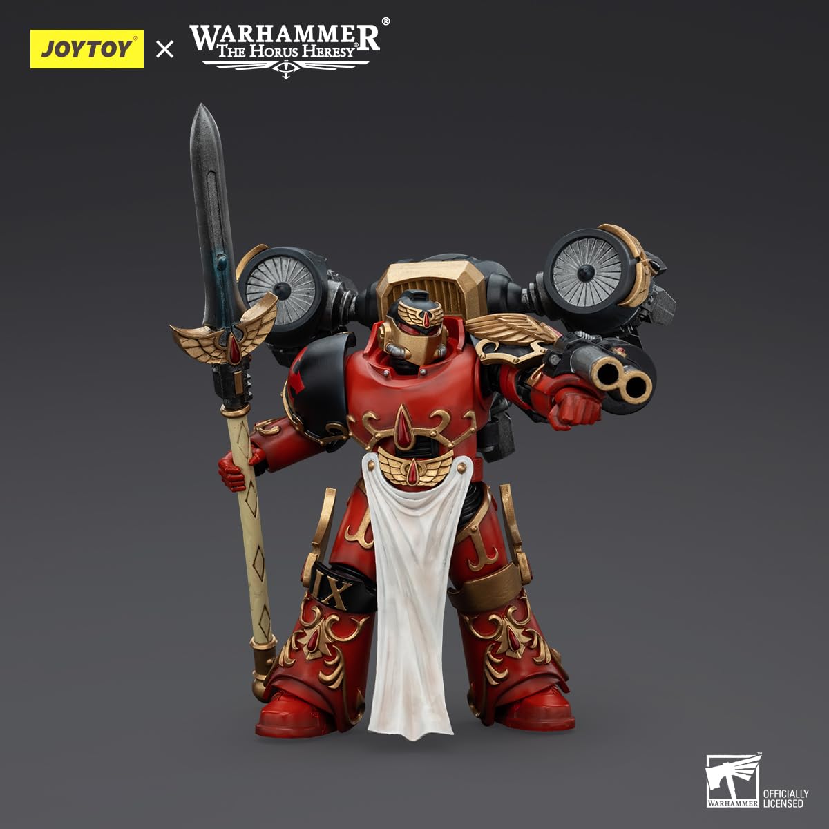 malt-inspiredISE JOYTOY 1/18 Action Figures - Warhammer The Horus Heresy Blood Angels Dawnbreaker Cohort Dawnbreaker Champion - 5 Classic Character Collectible Age 15 and Above