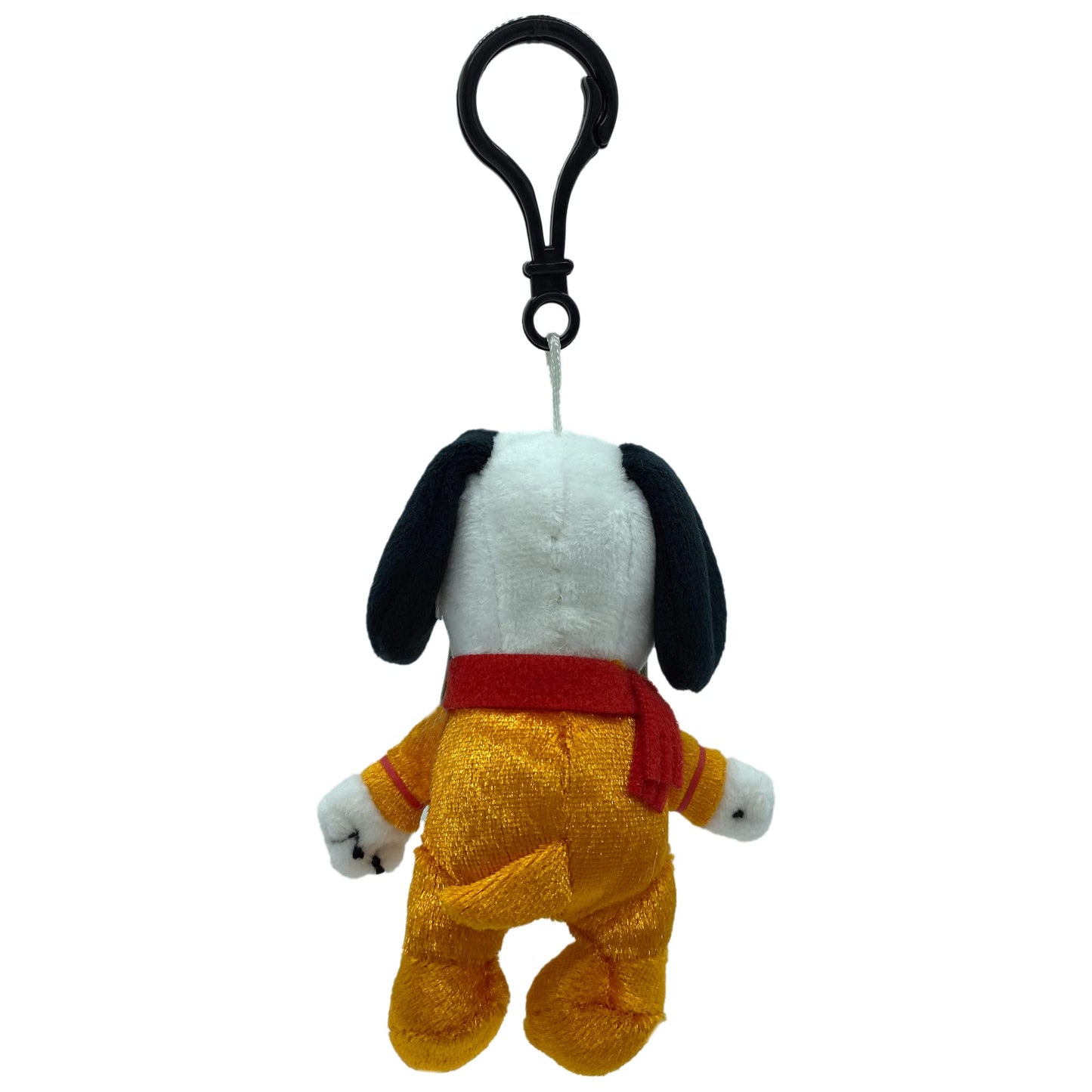 Snoopy In Space 4 Inch Plush Clip | Snoopy In Orange Astronaut Suit
