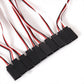 10Pcs 3 Terminal Male to Female Servo Extension Lead Wire Cable 300mm Red White Black for RC Airplane (10Pcs)