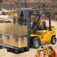 Mscredse Remote Control Forklift Cranes 6 Channel 2 Mode RC Forklift Truck with Spray Sound and Lights Construction Toys 2.4Ghz
