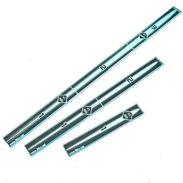 Litko Space Fighter Multi-Range Fire Gauge Set | Compatible With Star Wars: X-Wing | Set Of 3 (Transparent Light Blue)