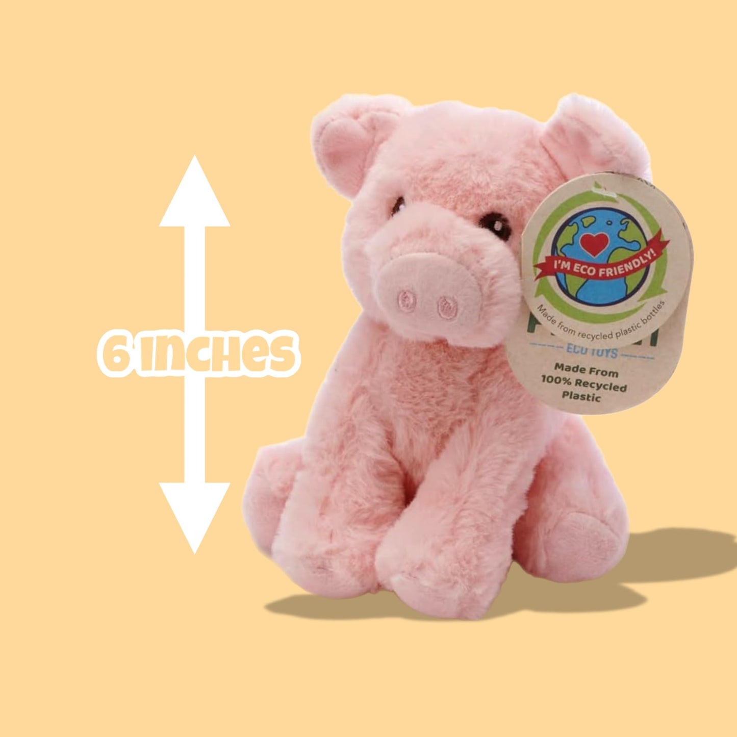 Your Planet 6 Eco Soft Plush (Pig)