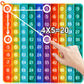 Multiplication Flash Cards 9X9 Multiplication Table Game Toy, Push Pop Bubble Mathematical Operations, Mental Arithmetic And Fidget Sensory Toy.Stress Reliever Anxiety ,Multiplication Game