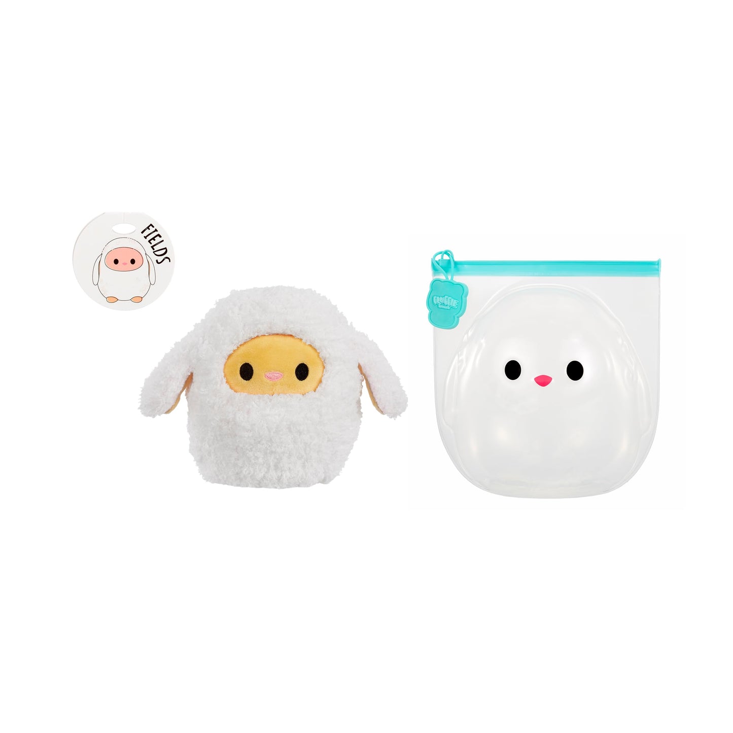 Fluffie Stuffiez Sheep Small Collectible Feature Plush - Surprise Reveal Unboxing Huggable Tactile Play Fidget Diy Ultra Soft Fluff