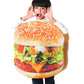 Seasons Halloween Costume Children Hamburg Costume French Fries Costume (Hamburg Costume4-8T), Yellow, Medium