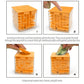 Trekbest Money Maze Puzzle Box - A Fun Unique Way To Give Gifts For Kids And Adults (Yellow)